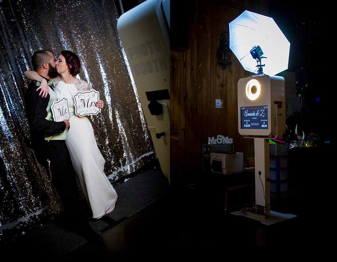 Snap Me Crazy Photo Booth offers a high-quality photo booth experience that includes customized photo strips, professional lighting, and a variety of crazy props for your guests to enjoy.